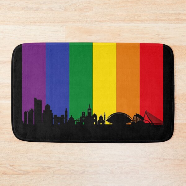 Item preview, Valencia Spain Skyline designed and sold by ArtPrints.