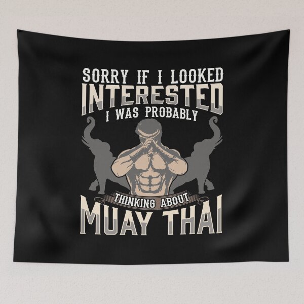 Item preview, Sorry I Was Thinking About Muay Thai MMA designed and sold by perfectpresents.