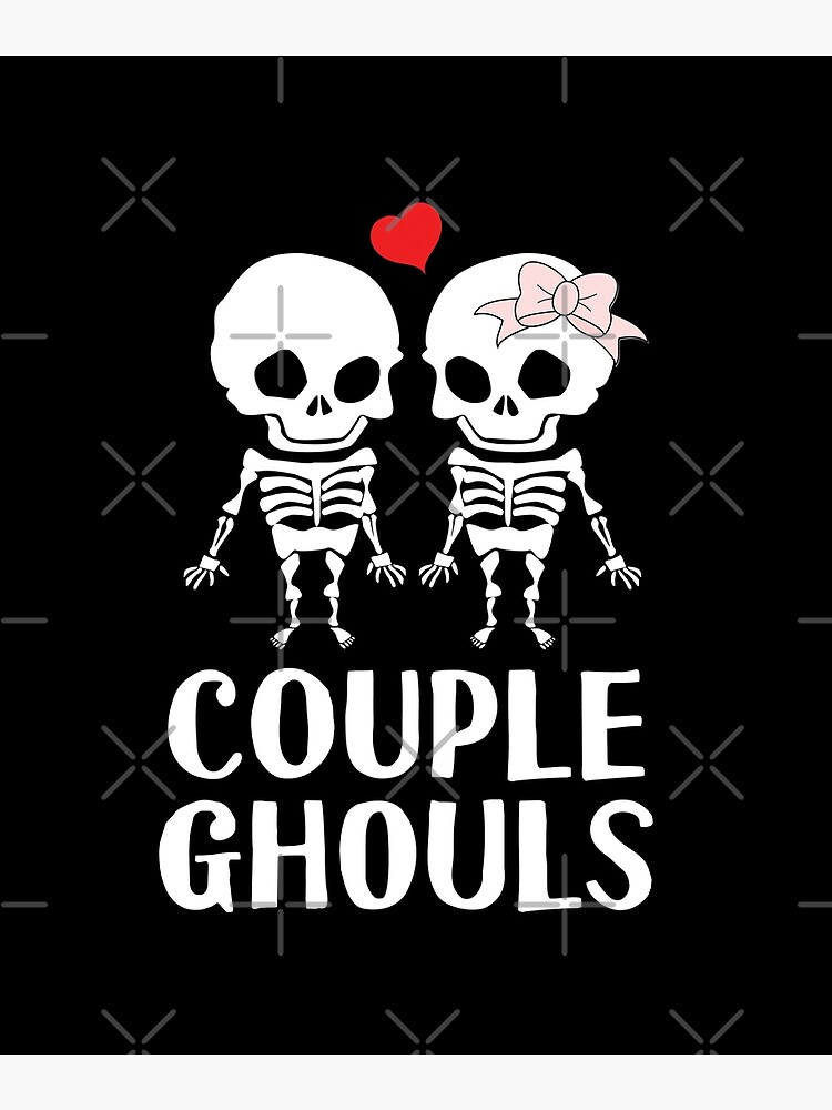 Spooky Lovers Couple Goals Couple Ghouls For Halloween T-Shirt Spooky Lovers Couple Goals Couple Ghouls For Halloween T-Shirt