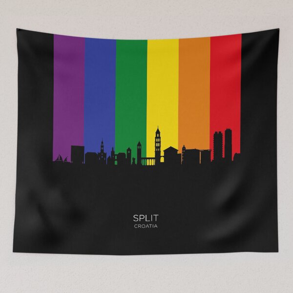 Item preview, Split Croatia Skyline designed and sold by ArtPrints.