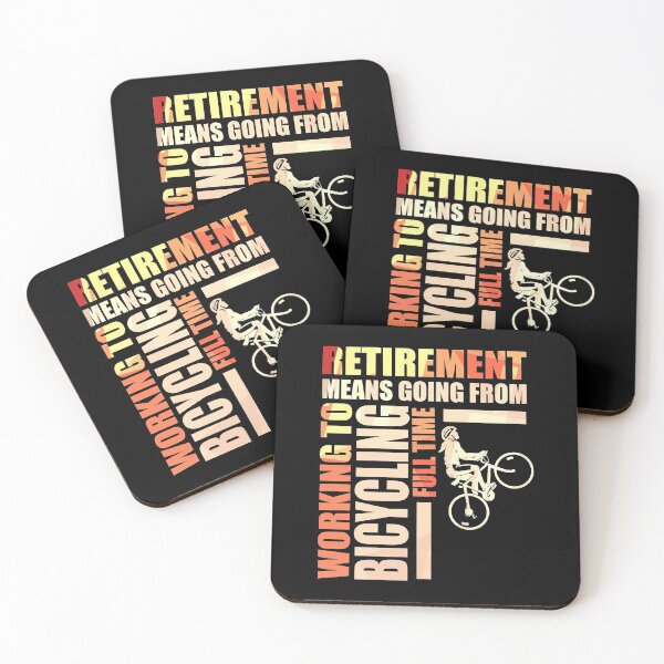Item preview, Retirement Means Going From Working To Bicycling designed and sold by perfectpresents.