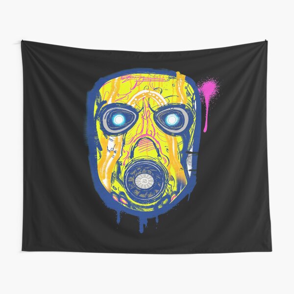 Borderlands Psycho Mask Tapestry