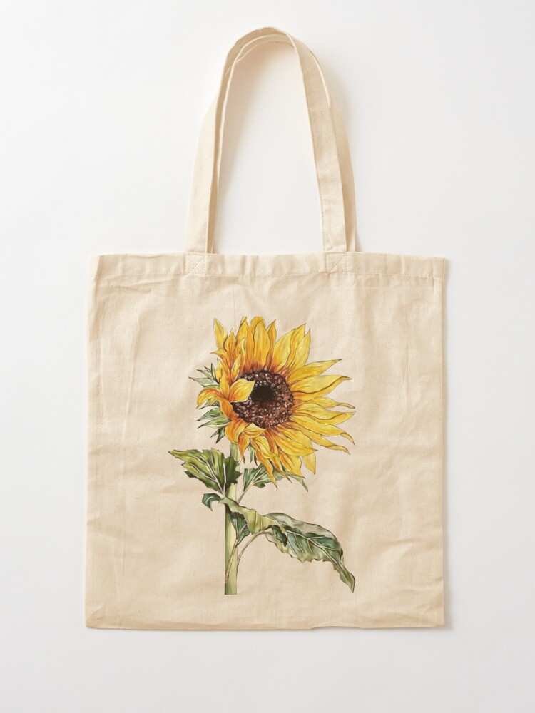 sunflower tote bag