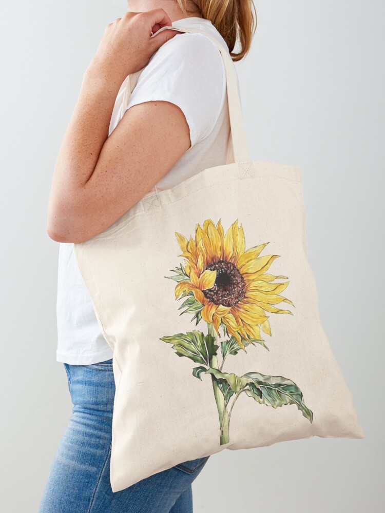 Sunflower Tote Bag Sunflower Shoulder Bag Love Sunflower Tote Bag love Sunflower Handbag Sunflower Tote Sunflower Lovers Gift Thtb067