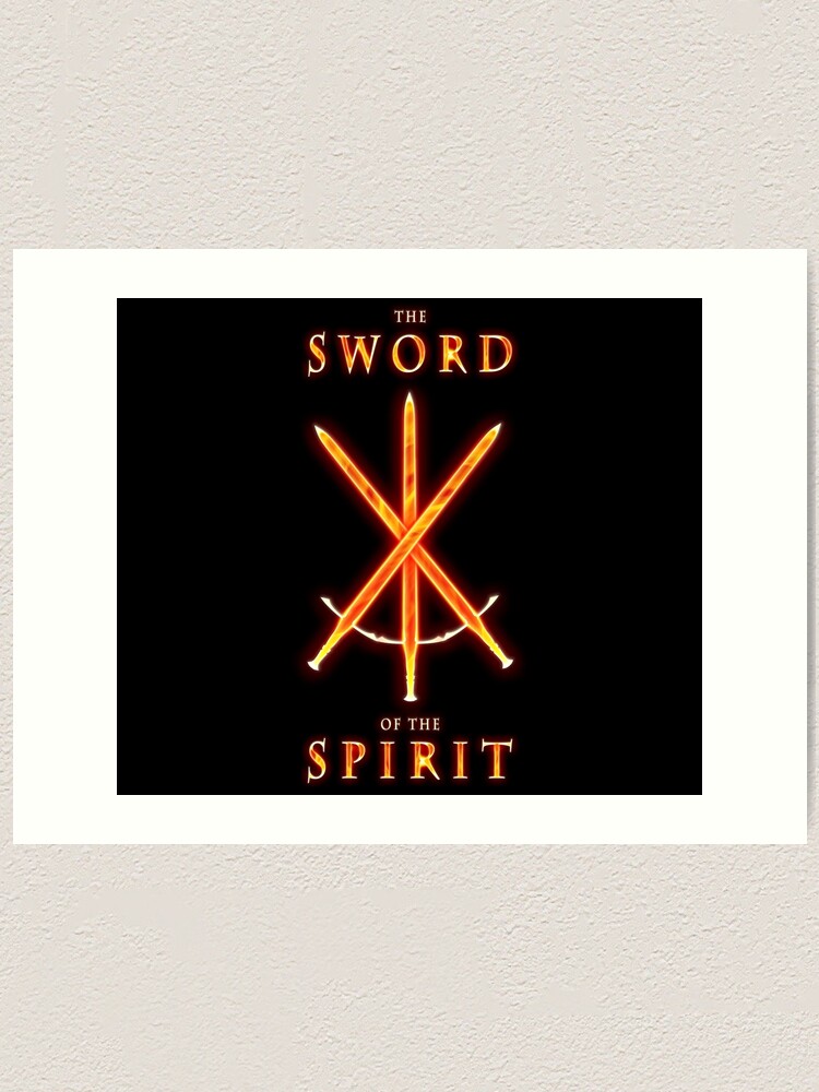 "Jesus Christ, Sword of the Spirit, Bible verse" Art Print for Sale by