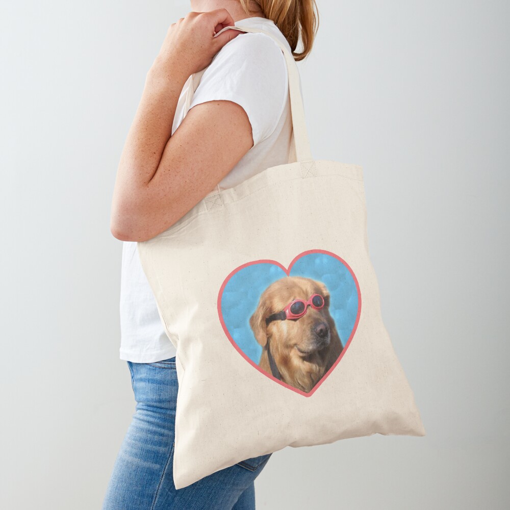 Doggo Stickers: Swimmer Dog Tote Bag
