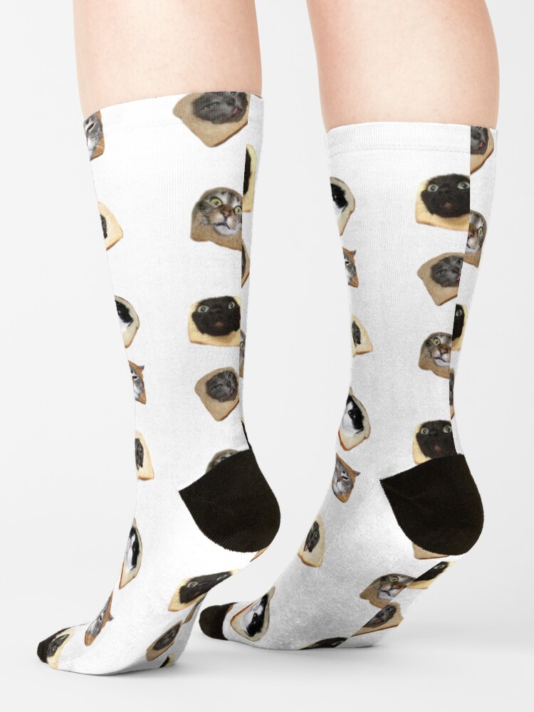 Alternate view of Bread Kitties Socks