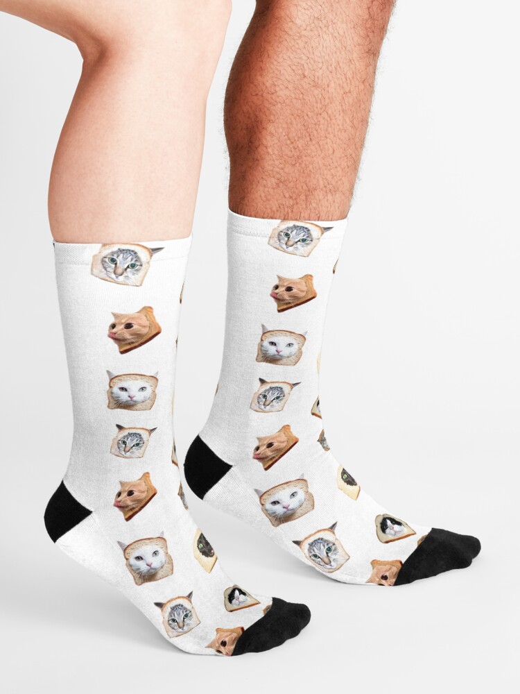 Alternate view of Bread Kitties Socks