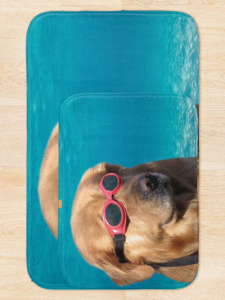 Alternate view of Swimmer Dog Bath Mat