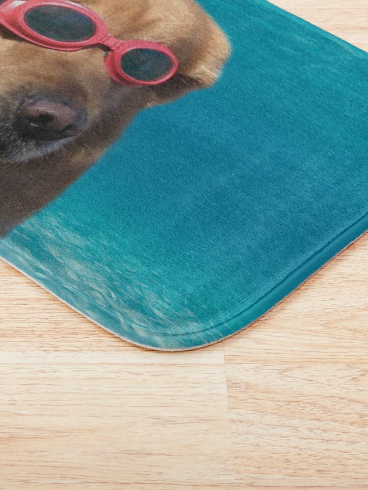 Alternate view of Swimmer Dog Bath Mat