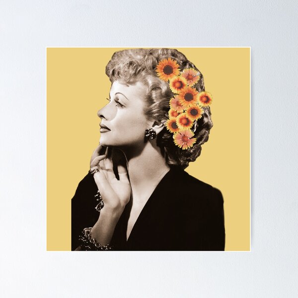 Item preview, Lucille Ball Floral designed and sold by psychedelicflow.