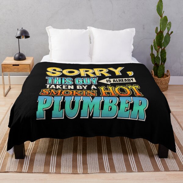 Item preview, Sorry This Guy Is Taken By A Smokin' Hot Plumber designed and sold by perfectpresents.