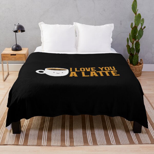 Item preview, Cute & Funny I Love You A Latte Coffee Pun designed and sold by perfectpresents.