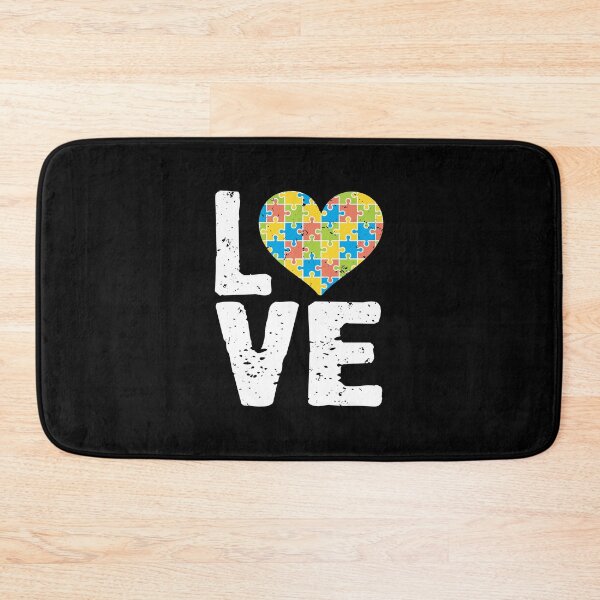 Item preview, Cute Autism Awareness Love Colorful Puzzle Heart designed and sold by perfectpresents.