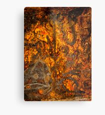 Rusty Abstract Metal Print