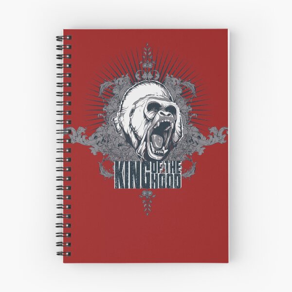 Item preview, King of the Hood! Silverback Gorilla Hood T-Shirt designed and sold by illmatica.