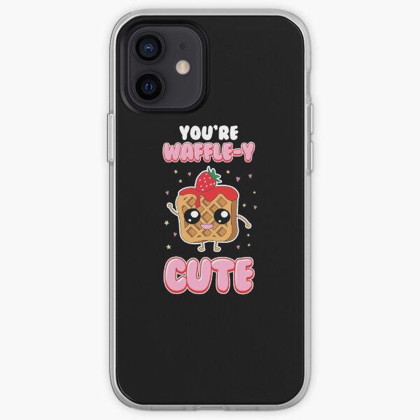 Cute You're Waffle-y Awfully Punny Breakfast Pun iPhone Soft Case