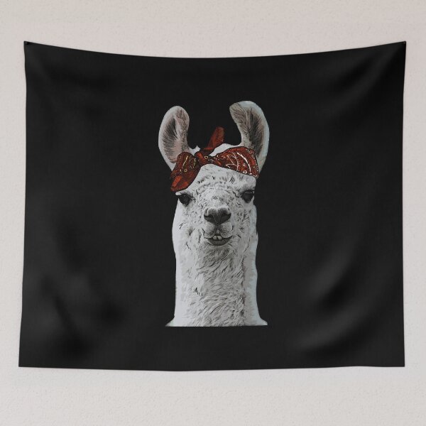 Item preview, Cute & Adorable Gangster Bandana Llama Thug Lama designed and sold by perfectpresents.