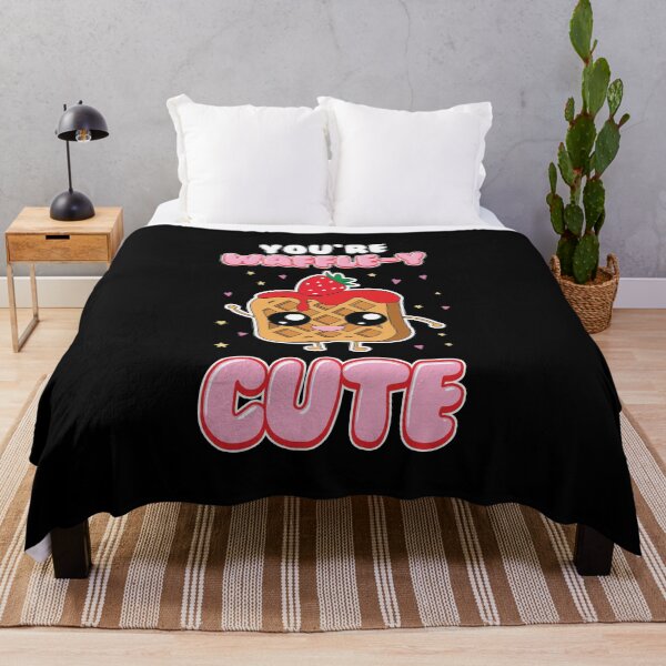 Item preview, Cute You're Waffle-y Awfully Punny Breakfast Pun designed and sold by perfectpresents.