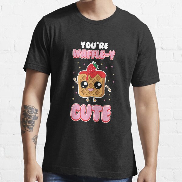 Cute You're Waffle-y Awfully Punny Breakfast Pun Essential T-Shirt