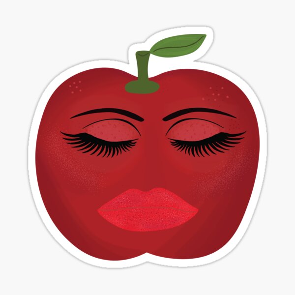Sweet Red Apple Sticker