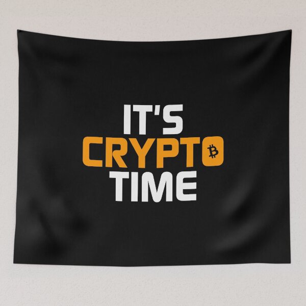 Item preview, It's Crypto Time Cryptocurrency Obsessed BTC designed and sold by perfectpresents.