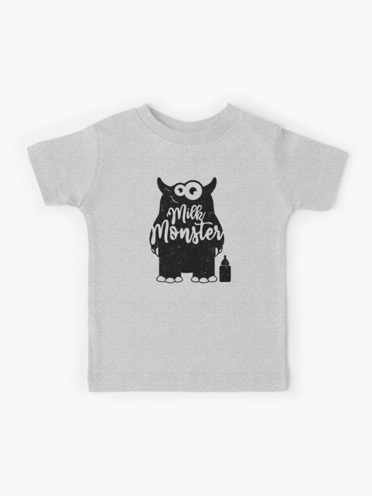 Kids T-shirts “Little Monster” with Textile Markers on