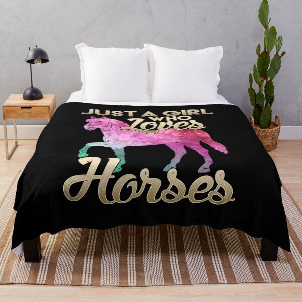 Item preview, Just a Girl Who Loves Horses Galactic Space Horse designed and sold by perfectpresents.