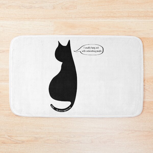 Item preview, Keith the Passive-Aggressive Cat - "I usually hang out with interesting people" designed and sold by helengarvey.