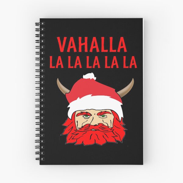 Item preview, Vahalla La La La Viking Funny Christmas Santa Hat Red Beard designed and sold by funnytshirtemp.