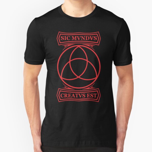 Dark Netflix Logo Slim Fit T-Shirt