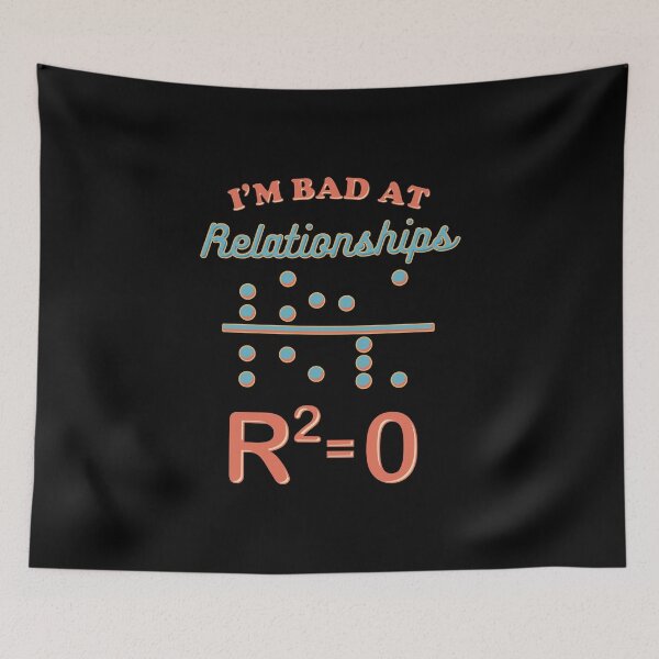 Item preview, Cute I'm Bad At Relationships Math Teacher Puns designed and sold by perfectpresents.