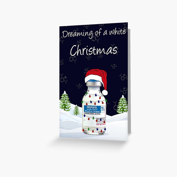 Item preview, Anesthesia / Anaesthesia Christmas Card designed and sold by VersiMerch.