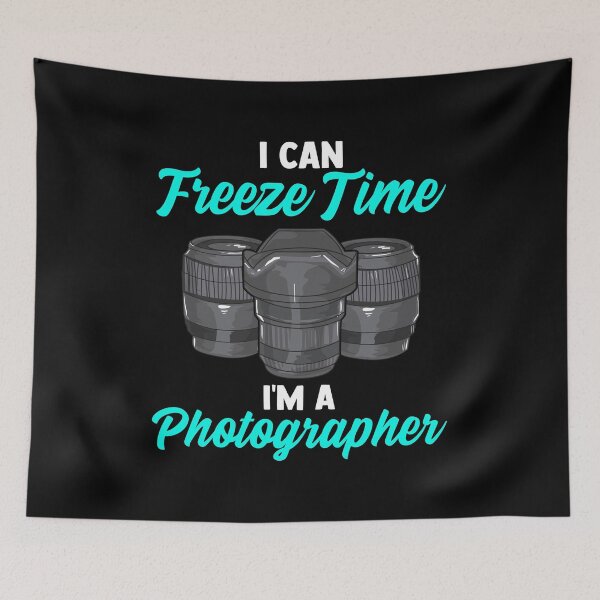 Item preview, Funny I Can Freeze Time I'm a Photographer Pun designed and sold by perfectpresents.