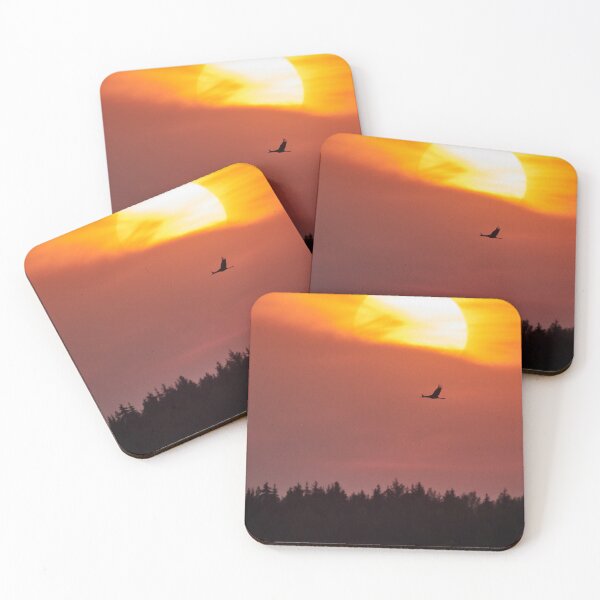 Item preview, When the sun goes down. Eurasian crane designed and sold by Jouko Lehto Photography.
