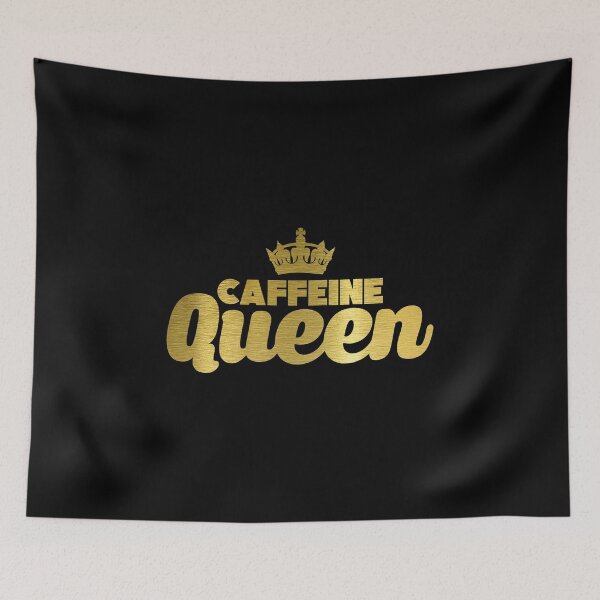 Item preview, Cute & Funny Caffeine Queen Coffee Addicts designed and sold by perfectpresents.