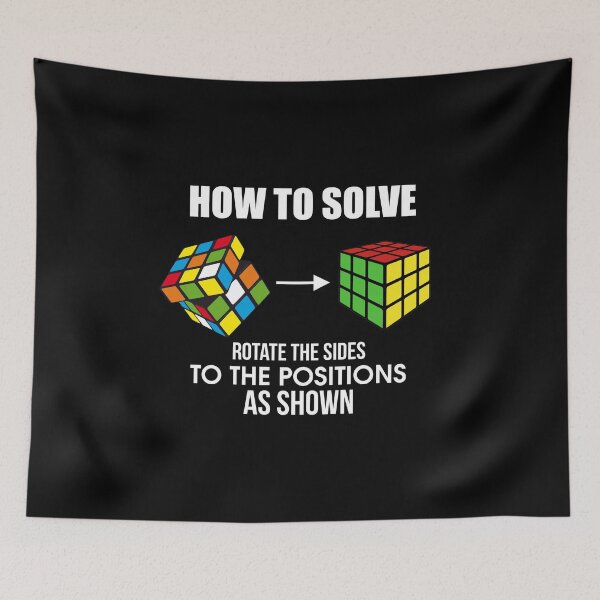 Item preview, How To Solve Puzzle Cube - Funny Cubing designed and sold by perfectpresents.