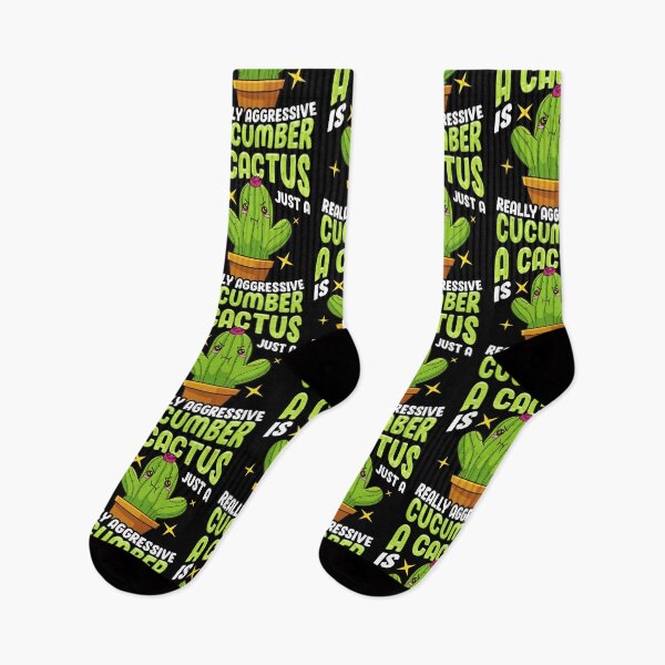 Item preview, Cute A Cactus Is Just a Really Aggressive Cucumber designed and sold by perfectpresents.