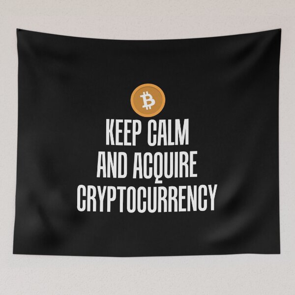 Item preview, Keep Calm And Acquire Cryptocurrency Crypto BTC designed and sold by perfectpresents.