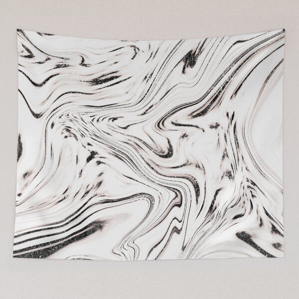 Item preview, Liquid Rose Gold Glitter Marble #1 (Faux Glitter) #decor #art  designed and sold by Anita's & Bella's Art.