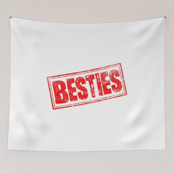 Item preview, Besties (Vintage Stamp) designed and sold by SassyClassyMe.