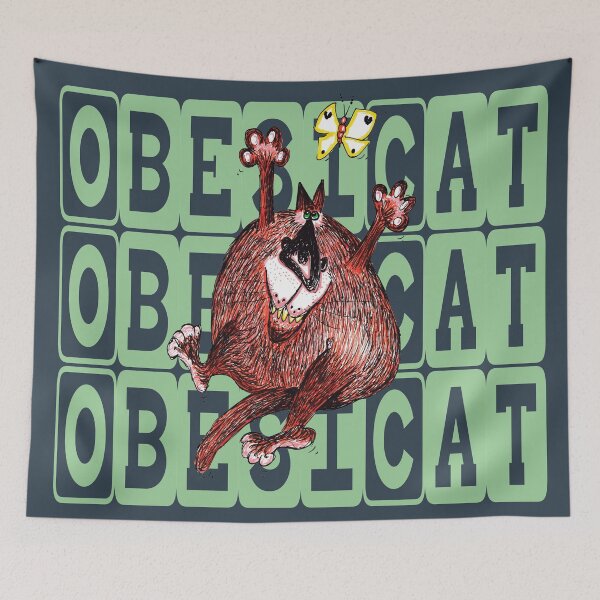 Item preview, ObesiCat: Would've caught 'm if it wasn't for my diet... designed and sold by cuprum.