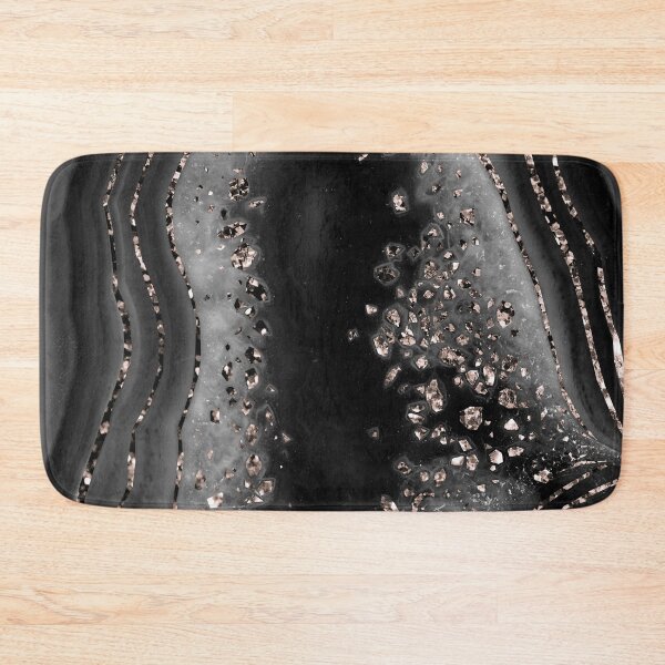 Item preview, Agate Rose Gold Glam Night #1 (Photo of Glitter Only - Not Reflective) designed and sold by Anita's & Bella's Art.