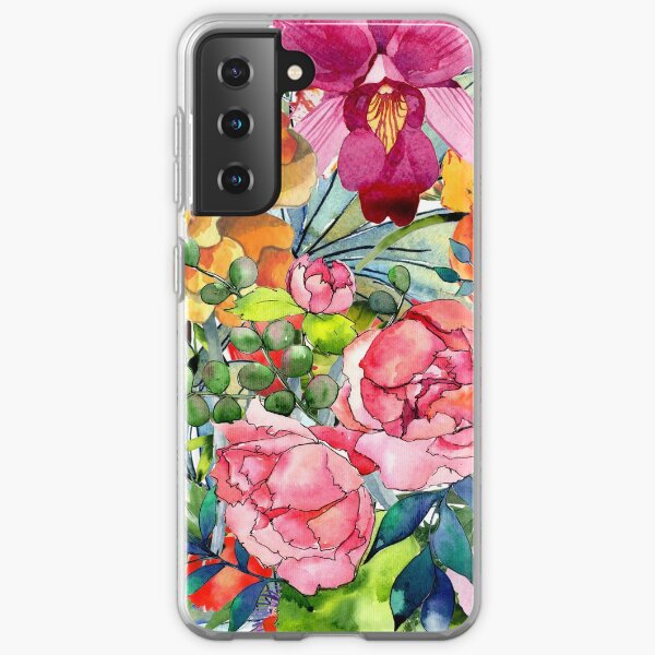 Item preview, Watercolor Flowers No3 designed and sold by Jirka Svetlik, DistinctyDesign.