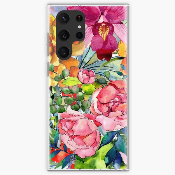 Item preview, Watercolor Flowers No3 designed and sold by Jirka Svetlik, DistinctyDesign.