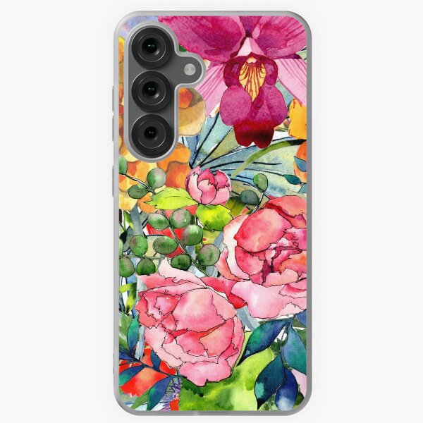 Aperçu de l'œuvre Aquarelle Fleurs No3 créée et vendue par Jirka Svetlik, DistinctyDesign.