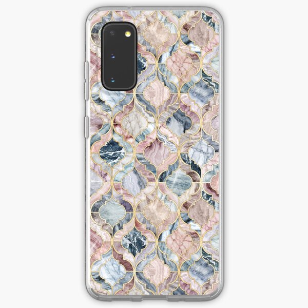 Marble Moroccan Tile Pattern Samsung Galaxy Soft Case