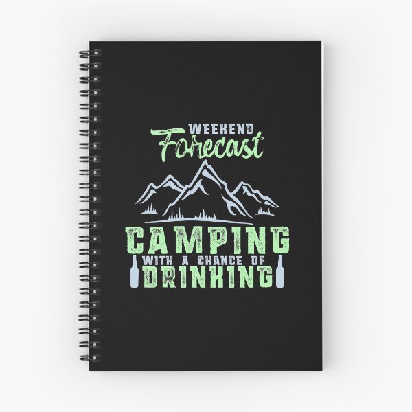 Item preview, Weekend Forecast Camping with a Chance of Drinking designed and sold by perfectpresents.