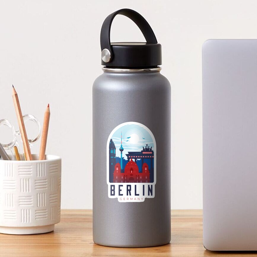 Berlin Skyline Sticker