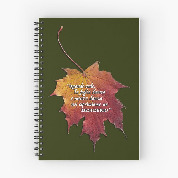 Item preview, Foglia autunnale - Esprimere un desiderio designed and sold by Pino 'Delfino' Esposito.